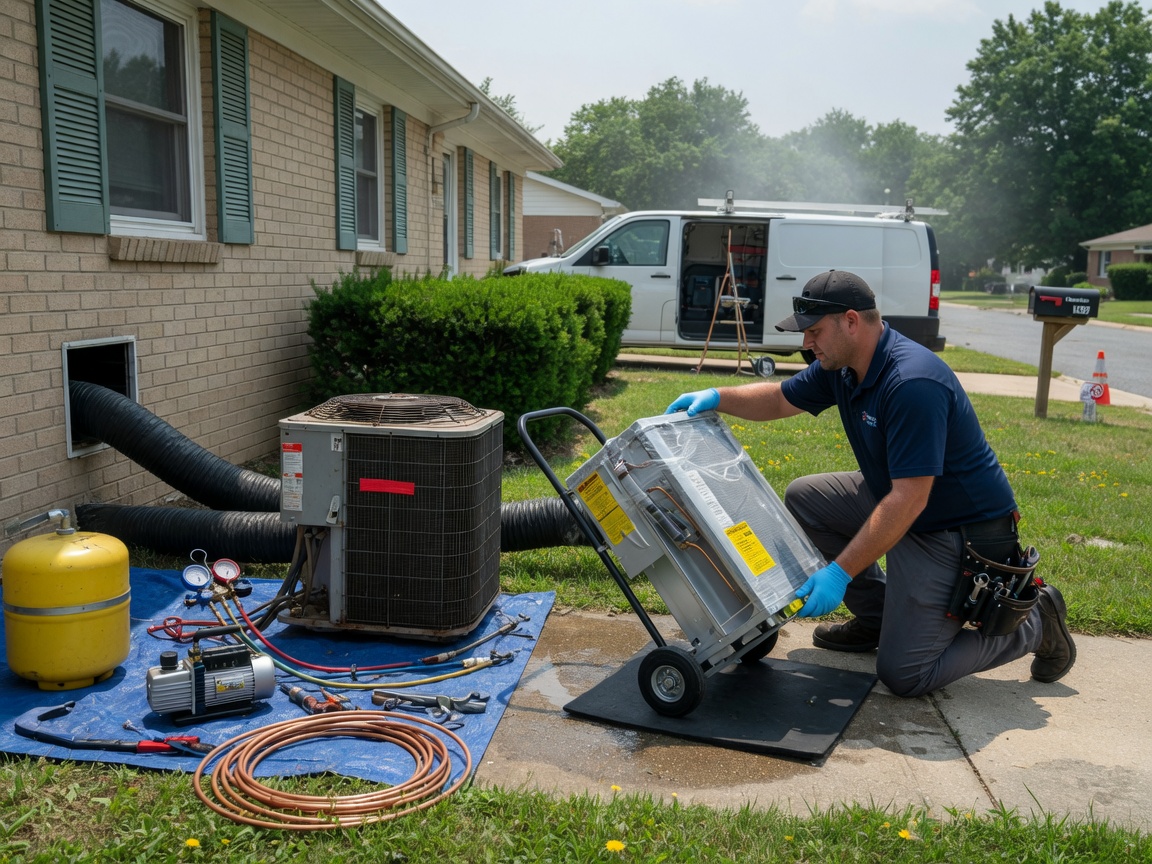 AC Not Cooling Replacement in Odenton